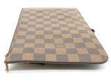 Louis Vuitton Pochette Brown Damier Ebene Coated Canvas Pouch Do0926pxzde