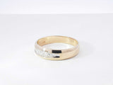 0.25 Cttw Diamond & 14k Yellow Gold Wedding Band 4.7 Grams Size 10 Fw0926wrzdu