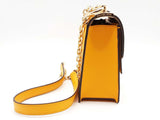 Michael Kors Greenwich Convertible Yellow Leather Crossbody Bag Sd0626wzde
