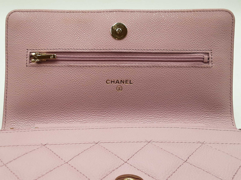 Chanel Quilted Caviar Wallet On Chain Shoulder Bag Fw0825wzxzdu