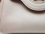 Versace La Medusa Small Top-handle Bag In White Leather Fw0626wrxdu