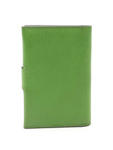 Hermès R.m.s. Card Holder In Green Evercolor Calfskin Fw0125oxzsa