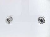 1.5 Ctw Diamond Double Stud Earrings 14k White Gold Sd0925lrzxsa