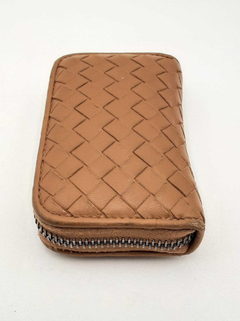 Bottega Veneta Brown Intrecciato Leather Zip-around Wallet Fw0823lorsa