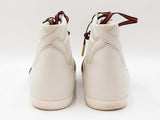 Gucci Leather Web High White High-top Sneakers Size 11 Sd0926ezdu