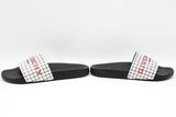 Givenchy Checkered Logo Pool Slides Size 40 Eb0724crdu