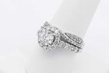 1.61cttw Diamond Ring In 14k White Gold 6 Grams Size 7.75 Eb0126llrxsa