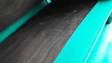 Gucci Gg Marmont Matelassé Chain Wallet In Pavone Cyan Velvet Fw0725wrzdu