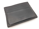 Fendi Monster Eyes Card Holder Wallet In Black Leather Fw0726oxzdu