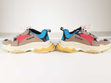 Balenciaga Triple S Grey Red Blue Chunky Sneakers Size 13 Us Sd0726lrzde