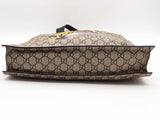 Gucci Coated Canvas Tiger Tote Beige Aa0526pwzsa