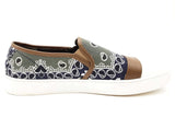 Etro Paisley Pattern Canvas Slip On Sneakers Size 43 Eb0426lxzde