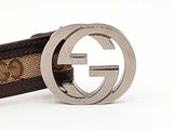 Gucci Interlocking G Buckle With Gg Supreme Canvas Belt Size 85|34 Fw0725izdu