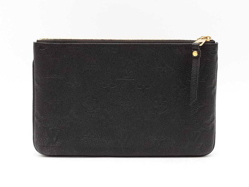 Louis Vuitton Double Zip Pochette In Monogram Empreinte Leather Fw1125przdu