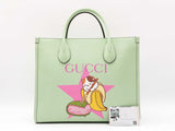 Gucci X Bananya Small Print Leather Tote Bag Sd0626crzdu