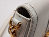 Versace Greca Goddess White Leather Shoulder Bag Do0825pxzde