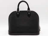 Louis Vuitton Alma Epi Leather Black Handbag Aa0926rzxsa