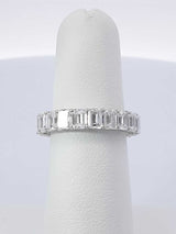 5.01 Cttw Lab-grown Diamond & 14k Gold Eternity Ring 2.5g Size 5.5 Fw0326lorxdu