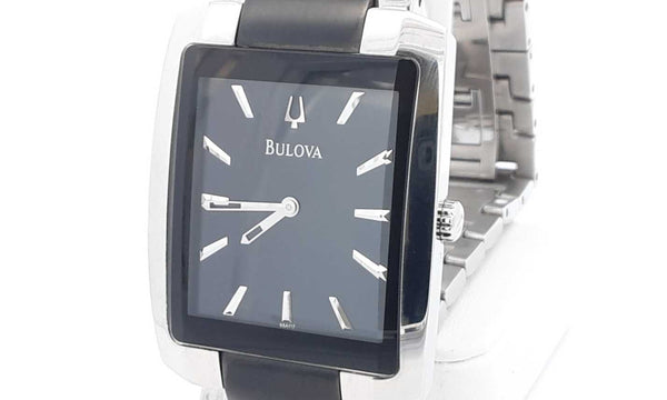Bulova Dress Two-tone Stainless Steel Rectangle Watch 35mm Eb0523lzxdu