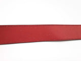 Gucci 546389 Rosso Red Leather Interlocking Gg Buckle Belt Size 34 Do0624oxzde