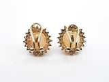 0.40 Cttw Diamond, Pearl, & 14k Yellow Gold Halo Earrings 5.7 Grams Fw0925owzdu