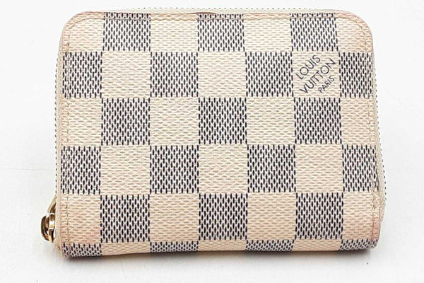 Louis Vuitton Damier Azure Zippy Coin Purse Wallet Eb1125lrxdu
