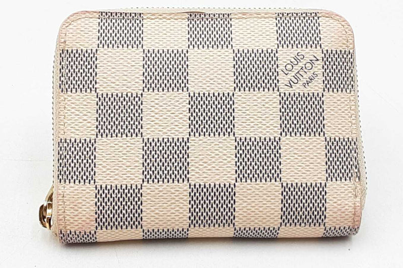Louis Vuitton Damier Azure Zippy Coin Purse Wallet Eb1125lrxdu