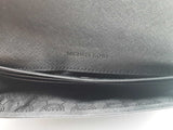 Michael Kors Saffiano Flap Long Wallet Black Aa0825lzsa