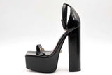 Versace Platform Open Toe Heels Size 36 Eb0125oxzsa