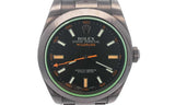 Rolex Oyster Perpetual Milgauss Stainless Steel Watch 40mm Eb0624wexzsa