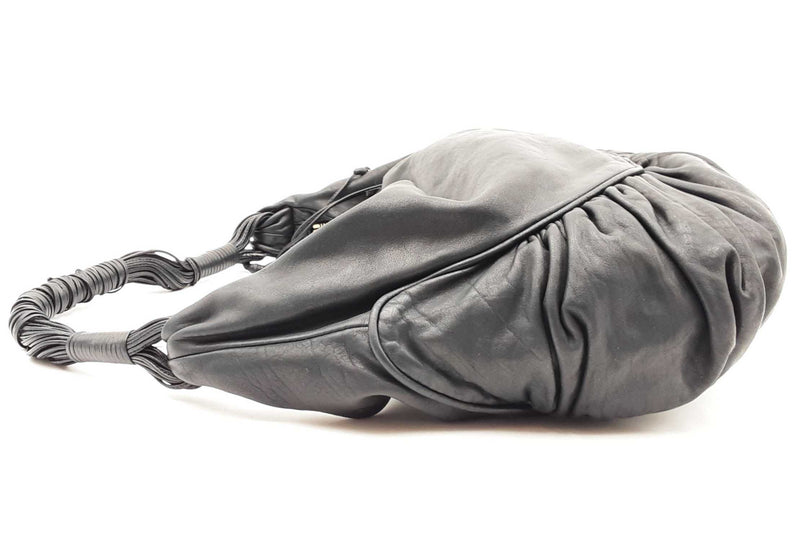 Christian Dior Gypsy Black Leather Hobo Bag Sd0725lzxdu