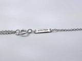 Tiffany & Co. T Two Diamond & 18k White Gold Necklace 4.5g 16 Inch Fw0426rrxdu