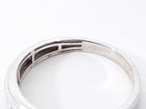 0.21 Cttw Diamond & 10k White Gold Wedding Band 2.6 Grams Size 10.5 Fw0826ozxdu