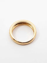 Diamond & 18k Yellow Gold Half-eternity Ring 4.8 Grams Size 5.75 Fw0726rxzdu