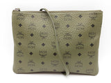 Mcm Khaki Moss Visetos Crossbody Pouch Sd0826oorde