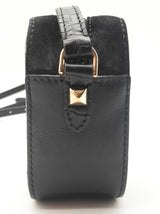 Jimmy Choo Palace Black Logo Leather Crossbody Bag Do0925rxde