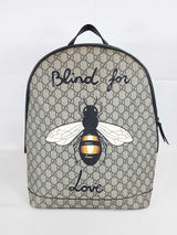 Gucci Gg Supreme Blind For Love Dome Backpack Sd0725rzxde