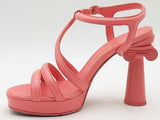 Chanel Goatskin Parthenon Platform Heels Pink Size 36 Aa0525crsa