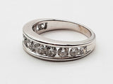 1.54 Cttw Natural Diamonds 14k White Gold 5.6g Ring Size 7.5 Do0226crxde