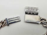 5.30 Cttw Diamonds 14k White Gold 43.2g Cuban Link Bracelet 7 In Do0725opxzde