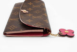 Louis Vuitton Monogram Bloom Flower Emilie Wallet Eb0726lrxde