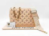 Louis Vuitton Coussin Pm Bag In Swarovski Monogram Nude Lambskin Fw0826orxzdu