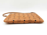 Mcm Liz Shopper Tote Pouch In Cognac Visetos Coated Canvas Fw0426lrzdu