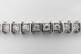2.64cttw Diamond 14k White Gold Tennis Bracelet 10.3 Grams 7 Inch Eb0626lxxzsa