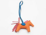 Hermes Rodeo Horse Orange Bag Charm Aa0826ozxsa