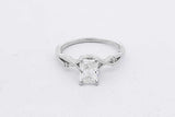 1.16ctw Lab Grown Emerald Cut Diamond Ring In Platinum 5.1g Size 8.5 Eb0826pxzsa
