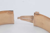 14k Yellow Gold Hinged Bangle Bracelet 19.1 Grams Eb0422lxxzsa