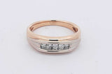 0.3cttw Diamond Ring In 14k Yellow Gold 7.8 Grams Size 11 Eb0126oexsa