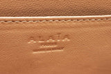 Alaia Black Croc Embossed Leather Clutch Eb0226oxzsa