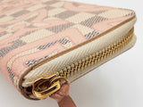 Louis Vuitton Clemence Wallet In Damier Azur Tahitienne Coated Canvas Fw0726lwrdu